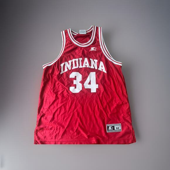 STARTER Other - Vintage Starter Indiana Hoosiers Basketball Jersey Mens 52 XL #34 Brian Evans